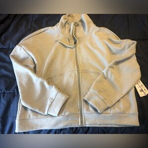 Light Gray Textured Fleece